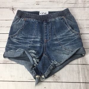 One teaspoon hunters cut off high waisted size xxs